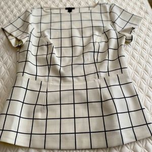 Ann Taylor Peplum Top 2 Petite